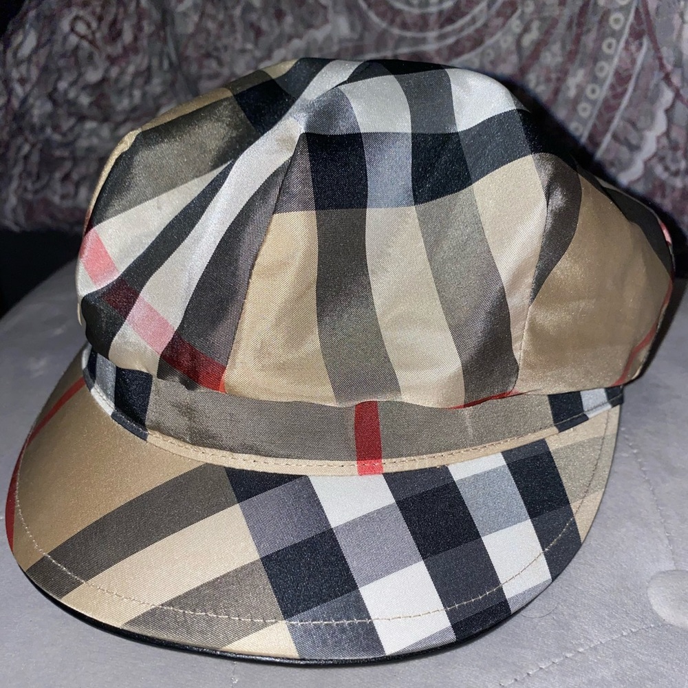 Burberry hat cap style schoolboy